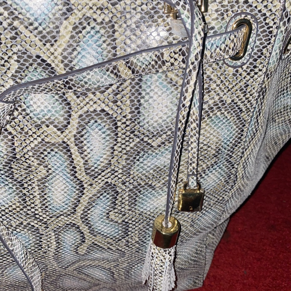 Python Genuine Leather Large Tote - image 5